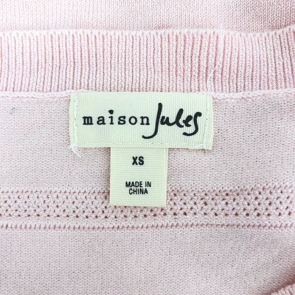Maison Jules Baby Pink Knit Blouse - Picture 2 of 3